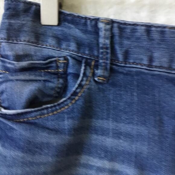 Express Blue Denim Women Cropped Jeans - Picture 4 of 12